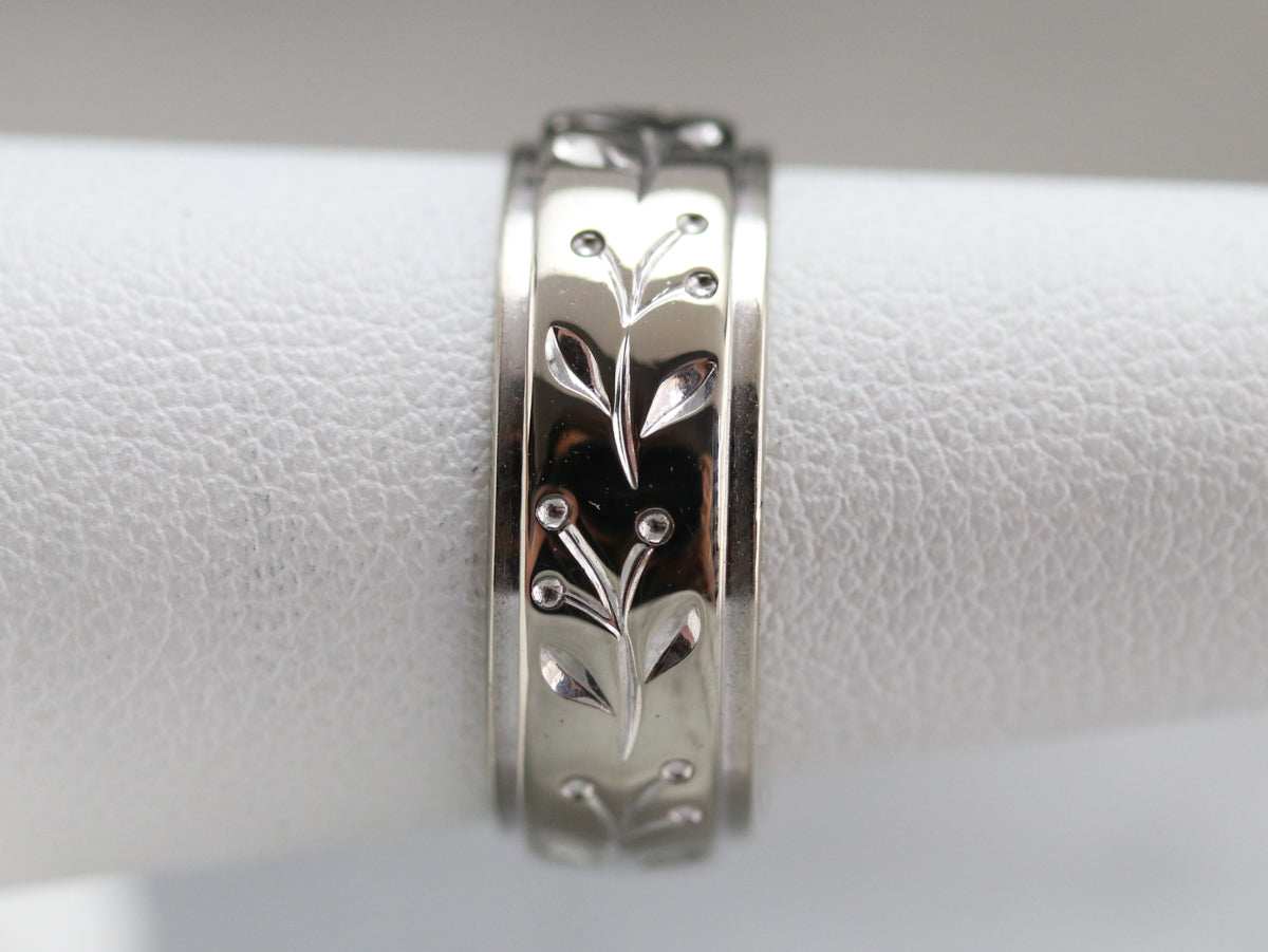 Vintage Art Carved Pattern Band