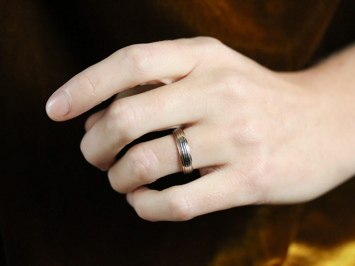 Vintage Two Toned Gold Band