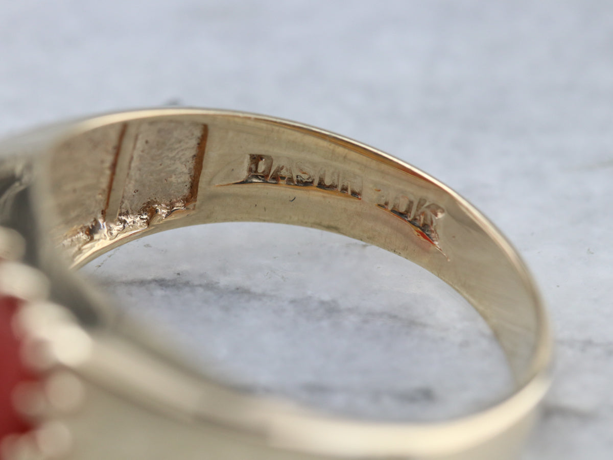 Vintage Carnelian Men's Ring