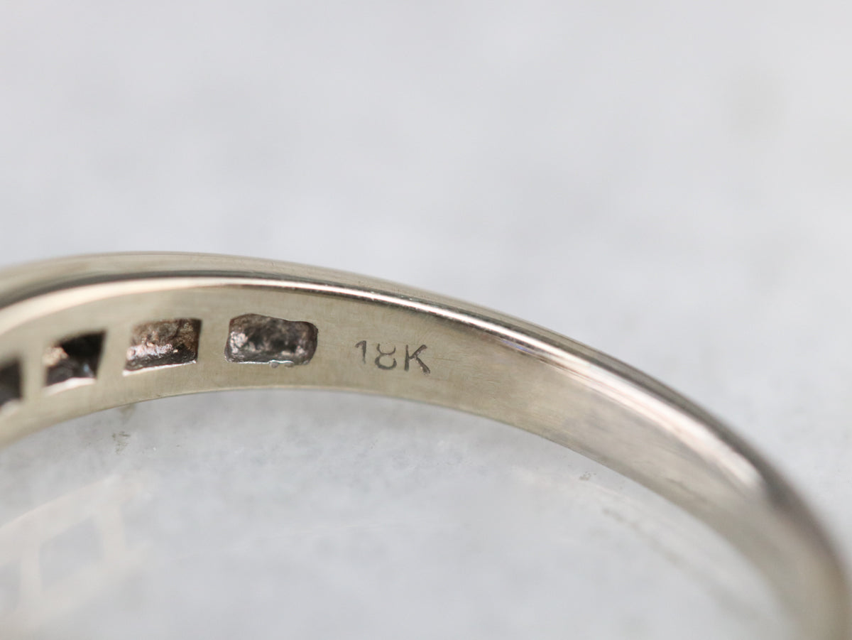 Sapphire and Diamond Engagement Ring