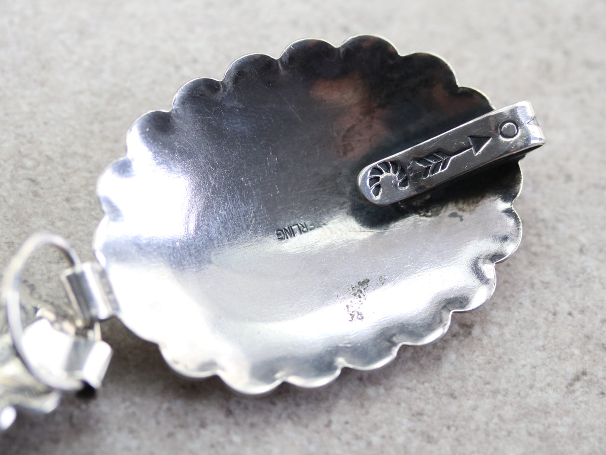 Native American Sterling Silver Concha Belt