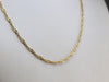 Fancy Twist Yellow Gold Chain Necklace