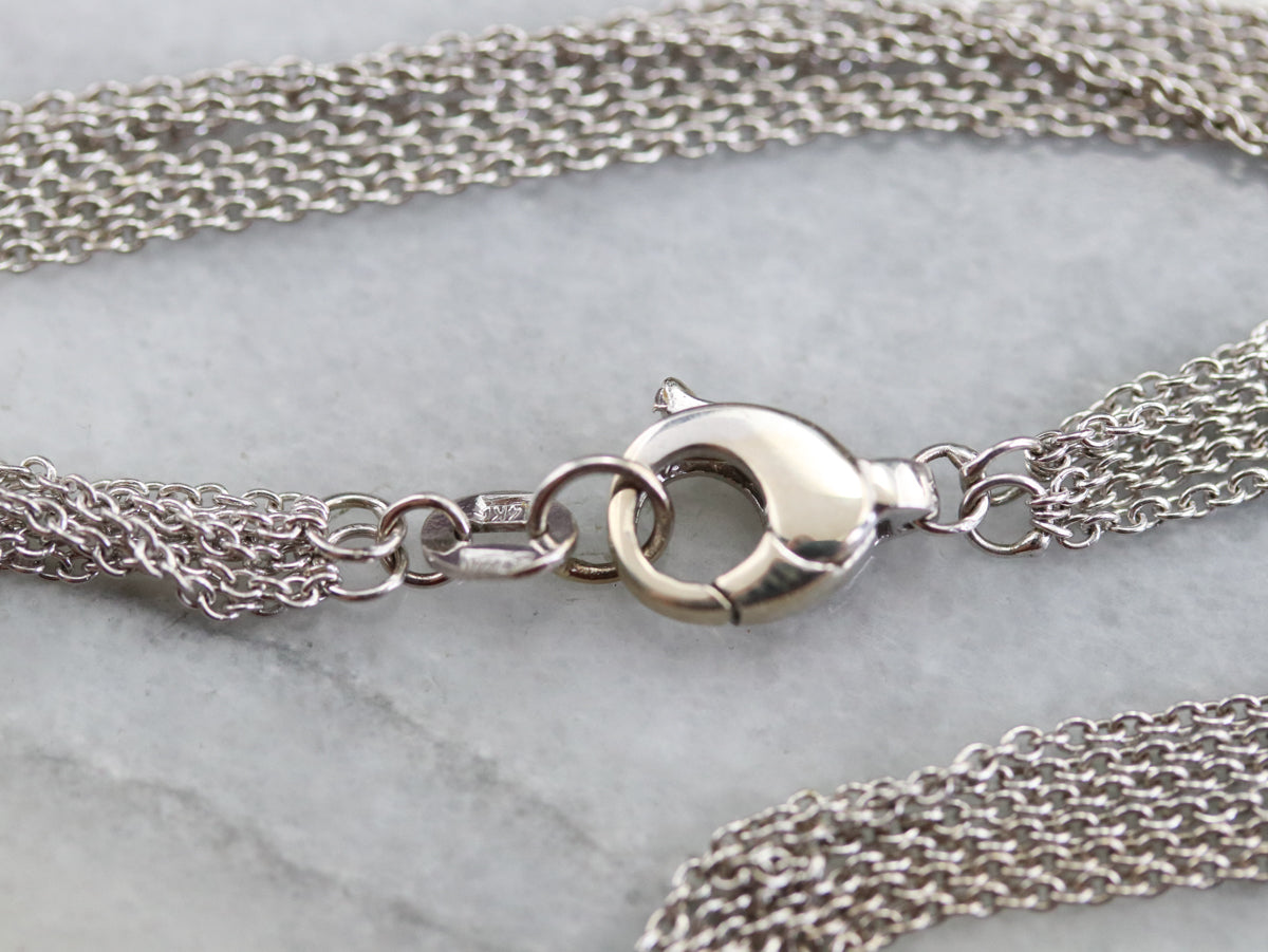 Collar italiano de diamantes y turquesas