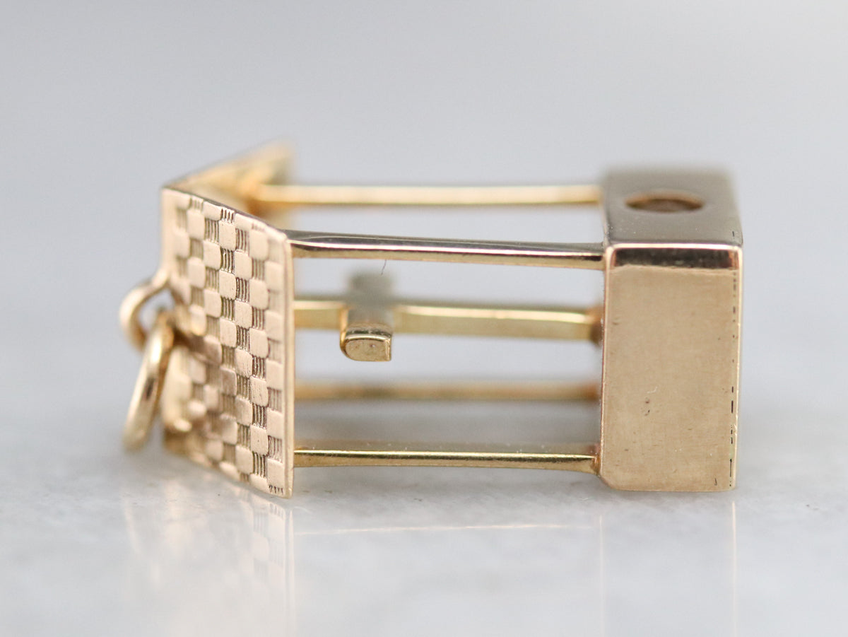 Vintage Cross and Well Charm