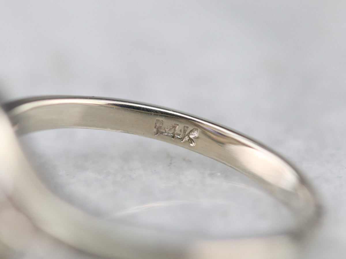 Ceylon Sapphire and Diamond Bypass Ring