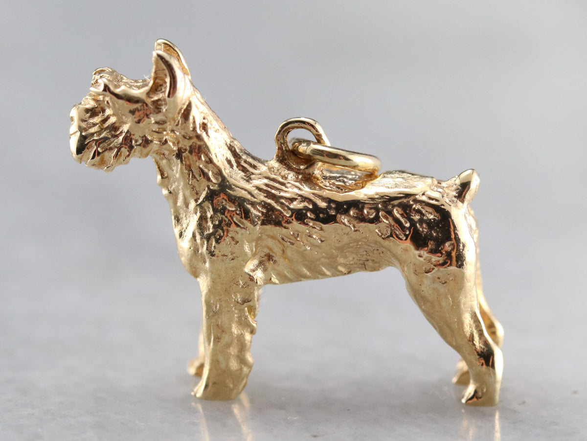 Colgante Terrier Escocés de Oro