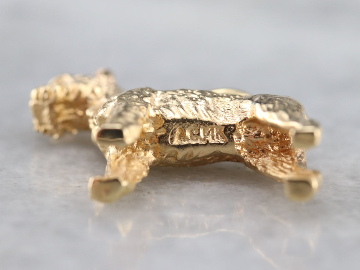 Colgante Terrier Escocés de Oro