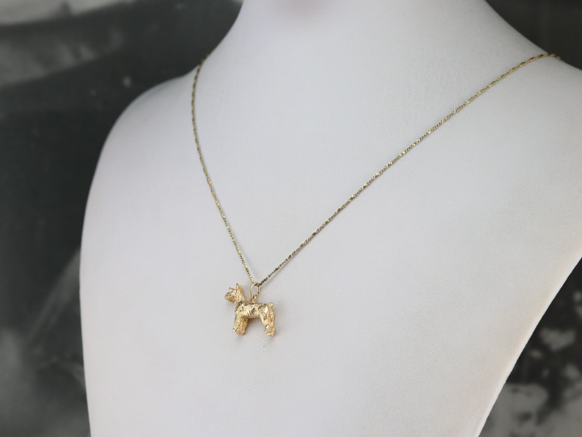 Colgante Terrier Escocés de Oro