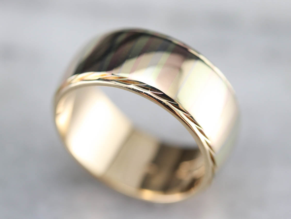 Mokume Multi Toned Band