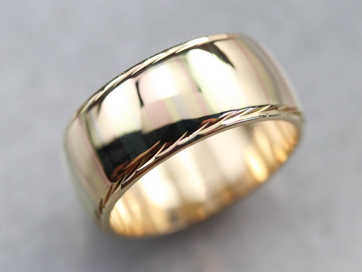 Mokume Multi Toned Band