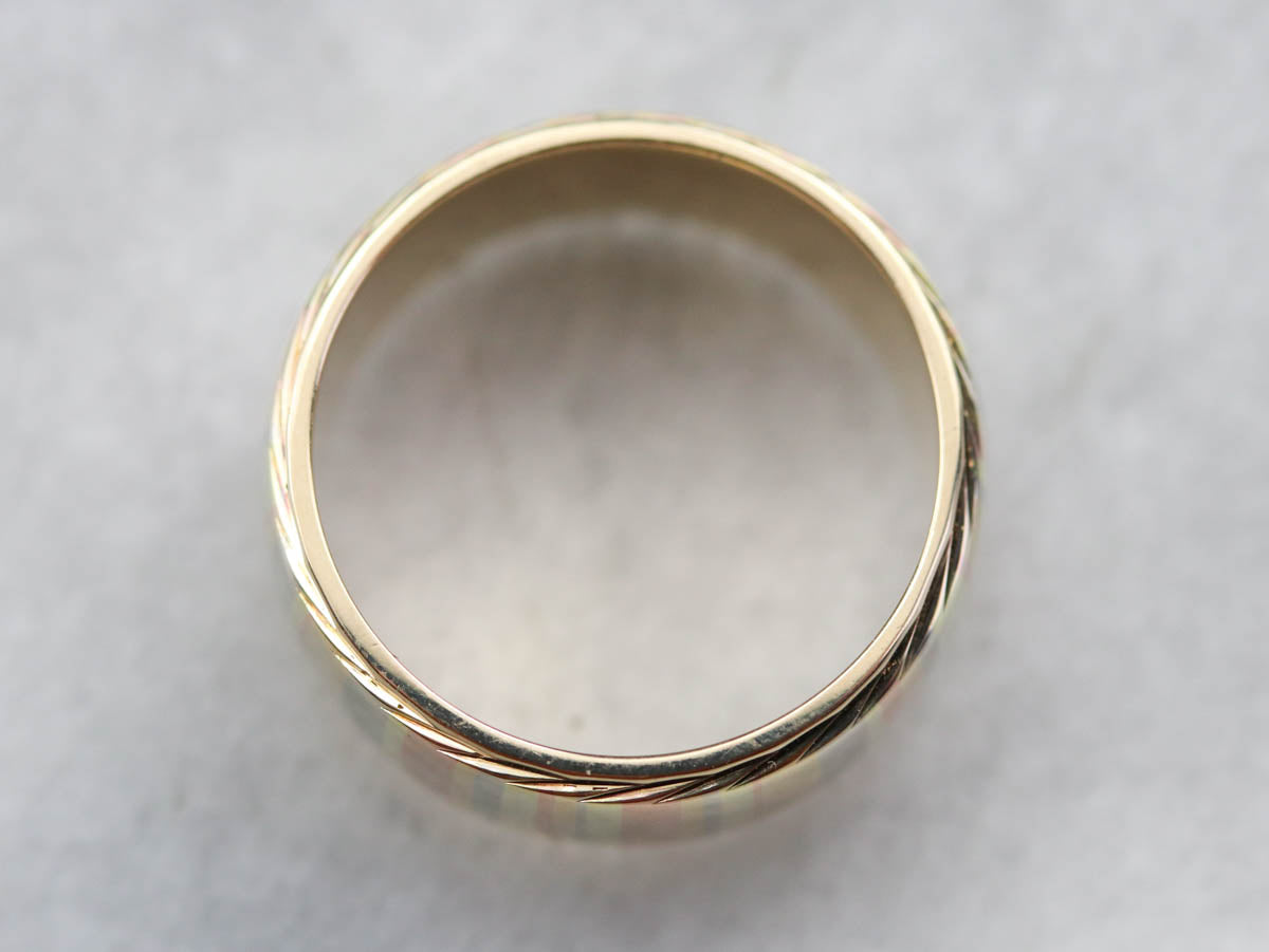 Mokume Multi Toned Band