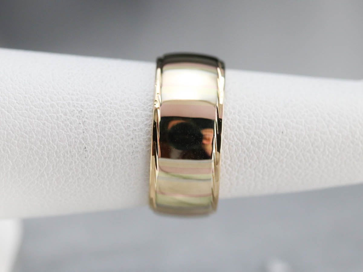 Mokume Multi Toned Band