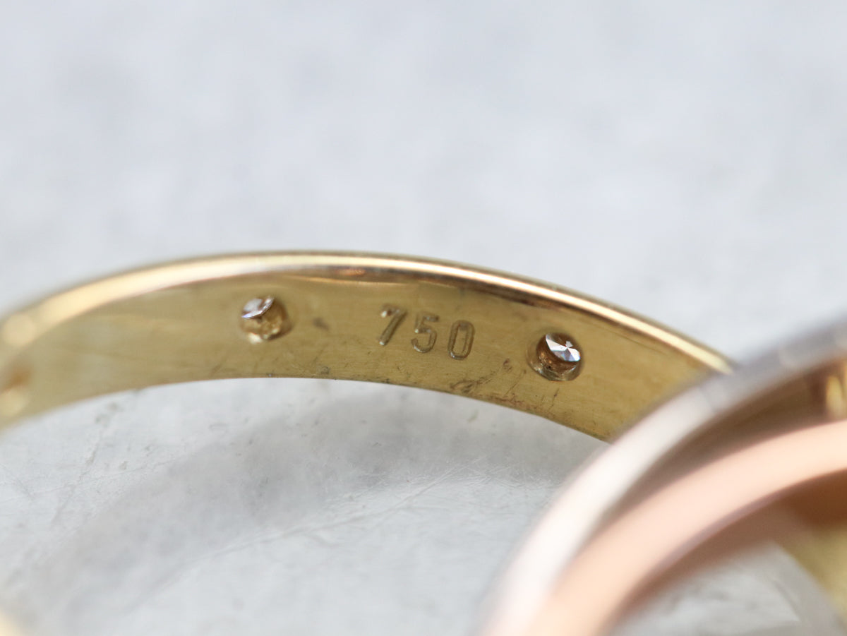 Vintage Diamond Rolling Ring