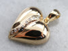 Diamond Heart Gold Pendant
