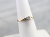Modern Twisting Diamond Solitaire Engagement Ring