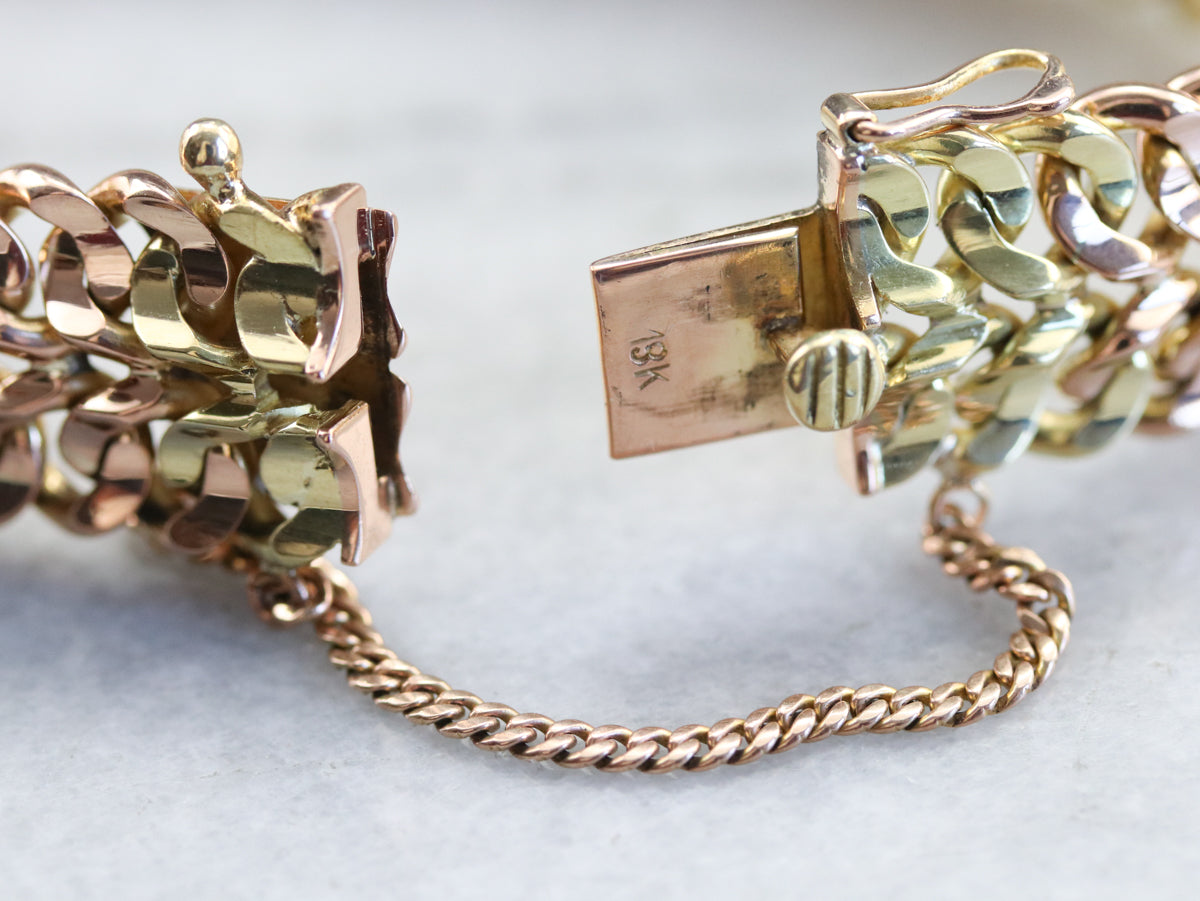 High Karat Gold Chain Link Bracelet