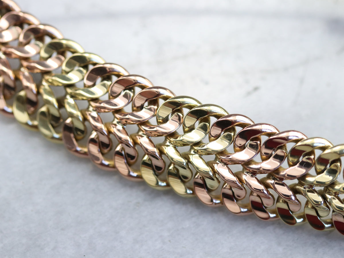 High Karat Gold Chain Link Bracelet