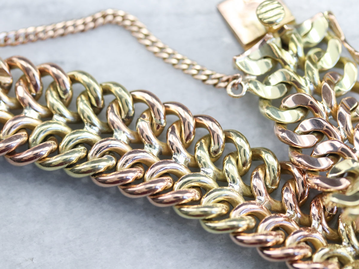 High Karat Gold Chain Link Bracelet
