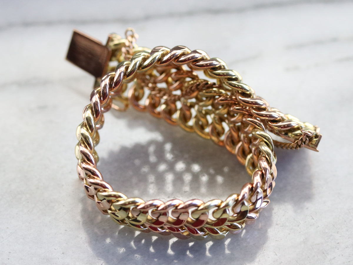 High Karat Gold Chain Link Bracelet