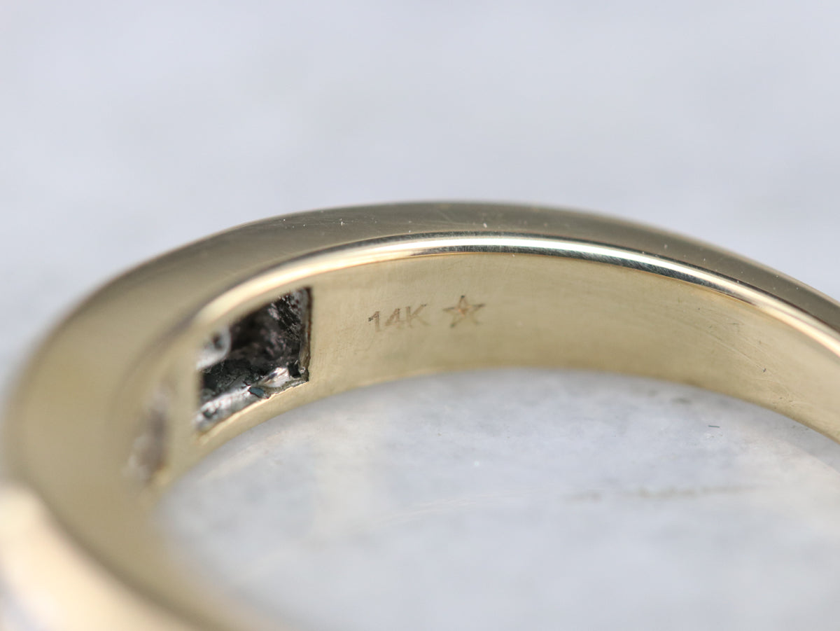 Princess Cut Diamond Band