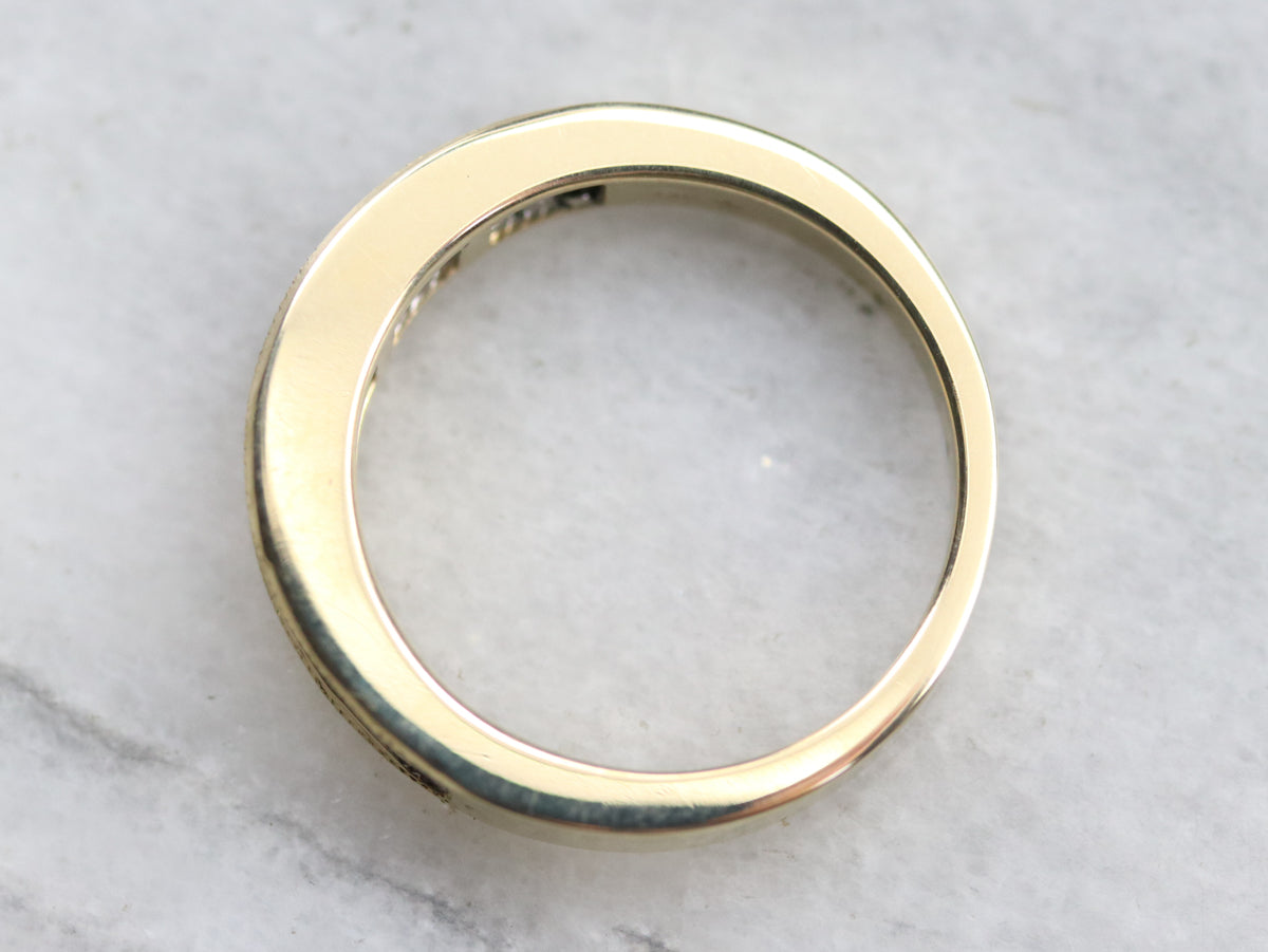 Princess Cut Diamond Band