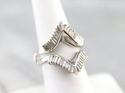 Baguette Diamond Enhancer Ring