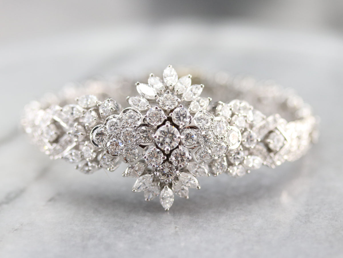 Stunning Marquise Diamond Bracelet