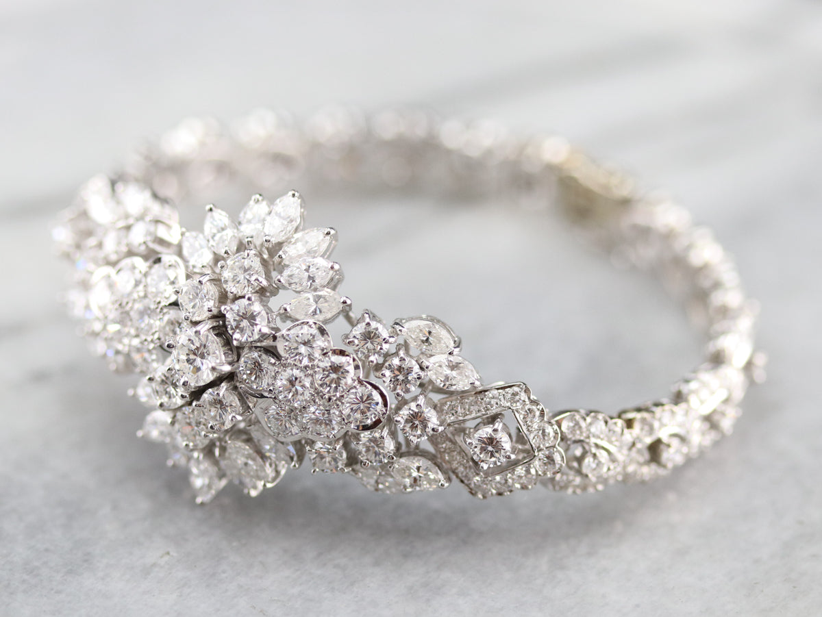 Stunning Marquise Diamond Bracelet