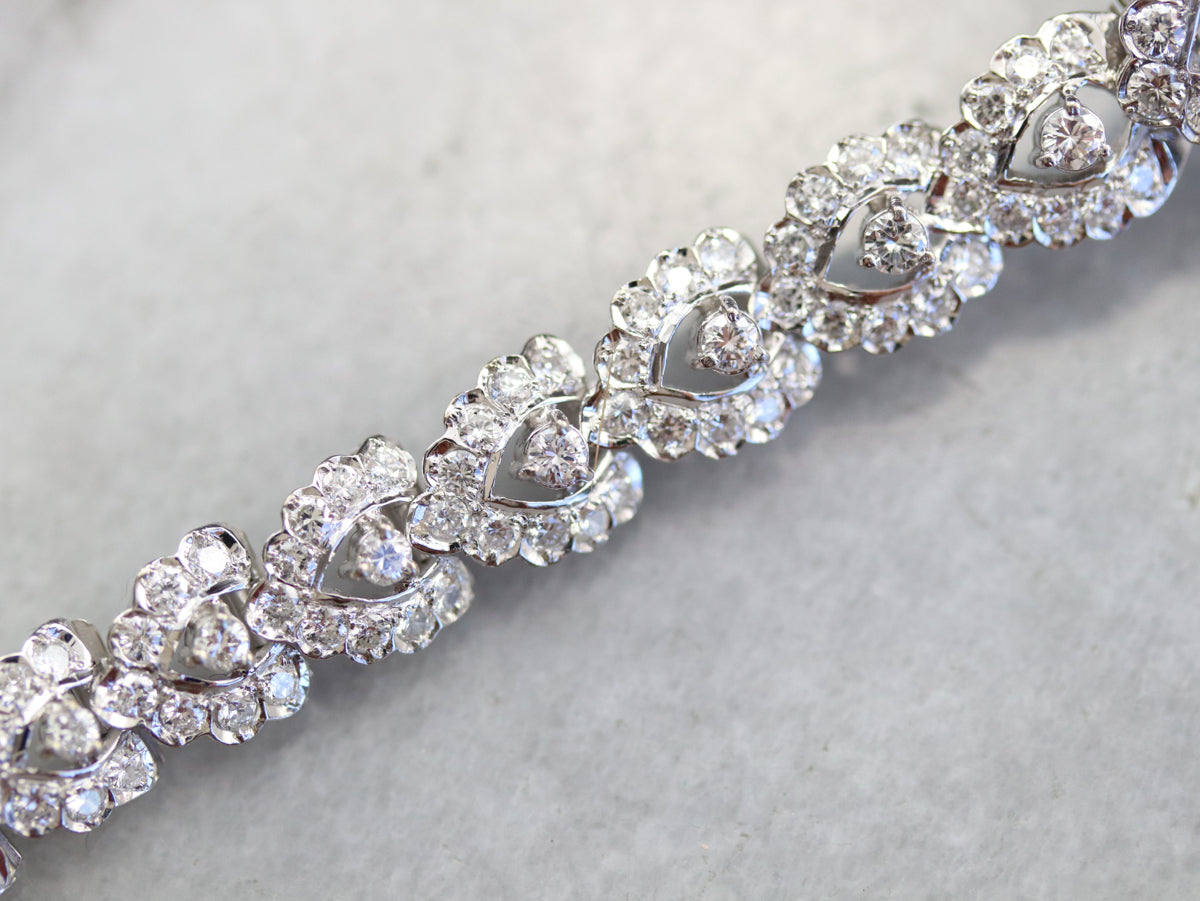 Stunning Marquise Diamond Bracelet