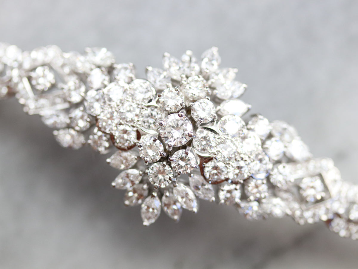 Stunning Marquise Diamond Bracelet