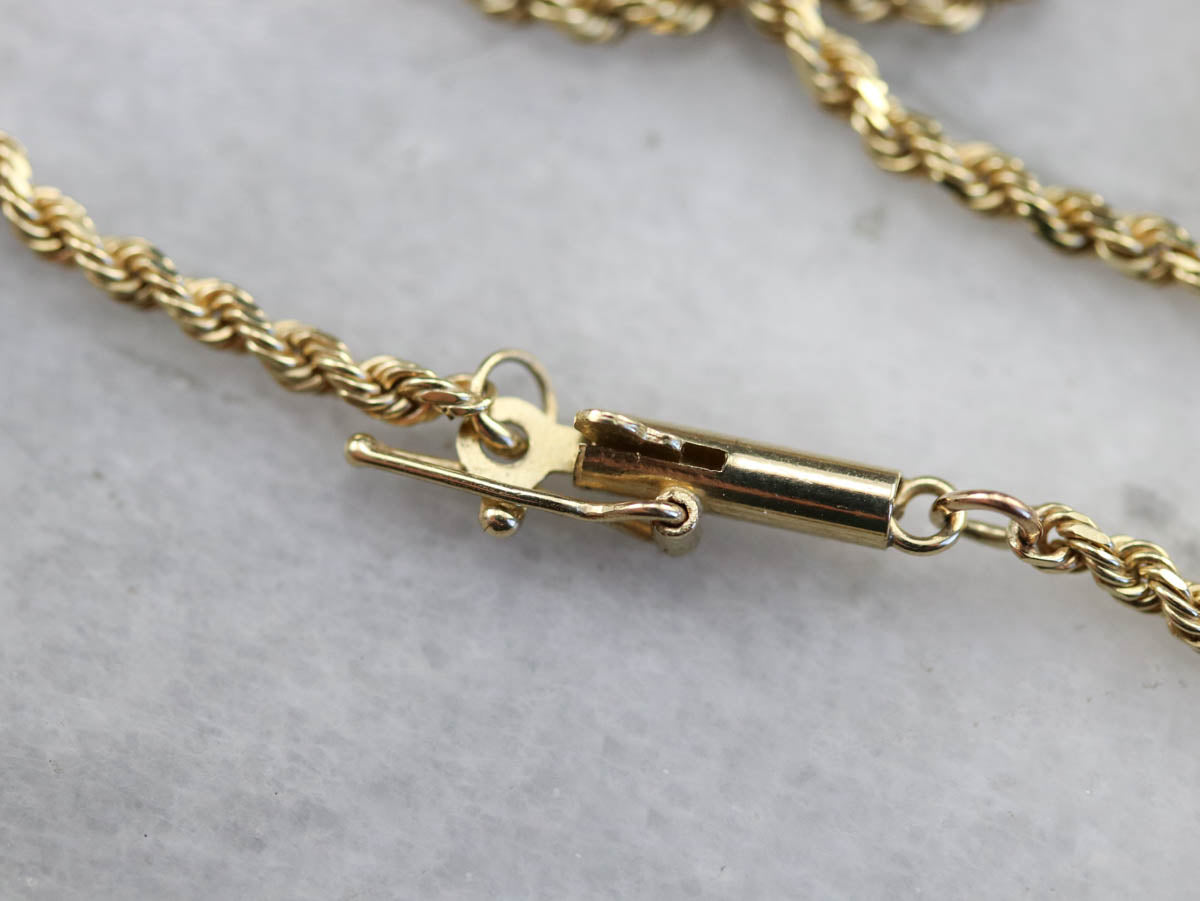 Gold Twisted Rope Chain