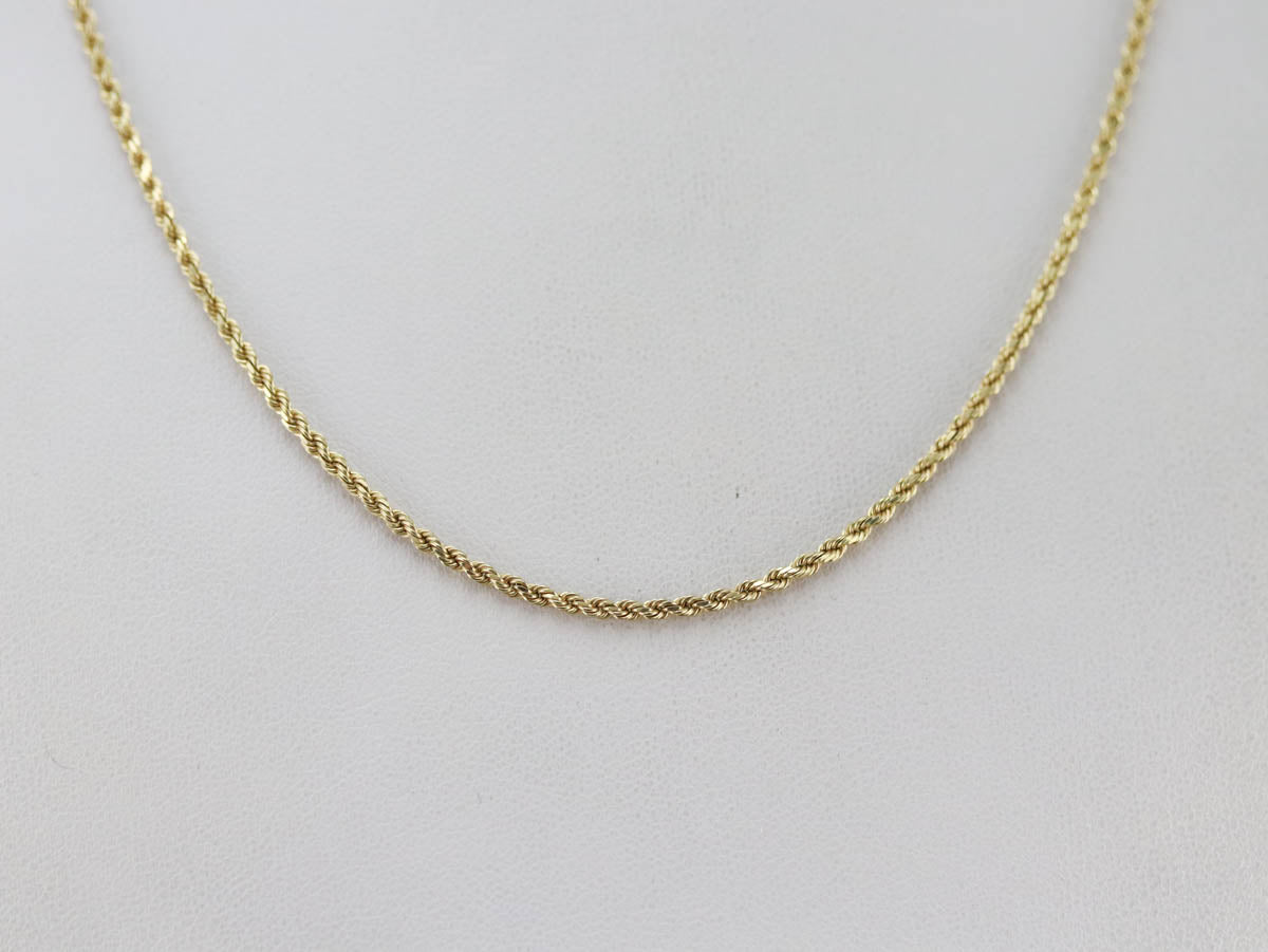 Gold Twisted Rope Chain - Market Square Jewelers