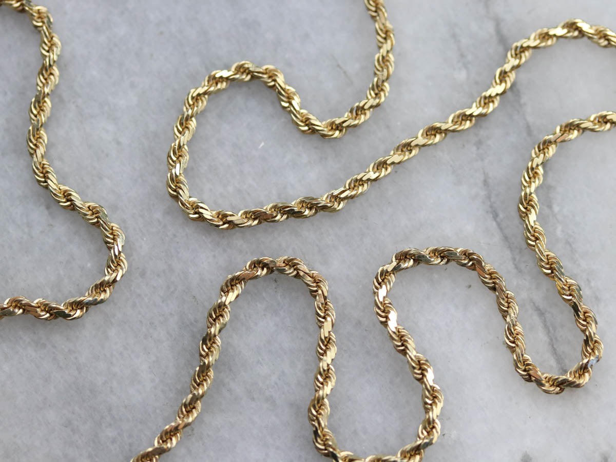 Gold Twisted Chain | Style Dots Jewelry
