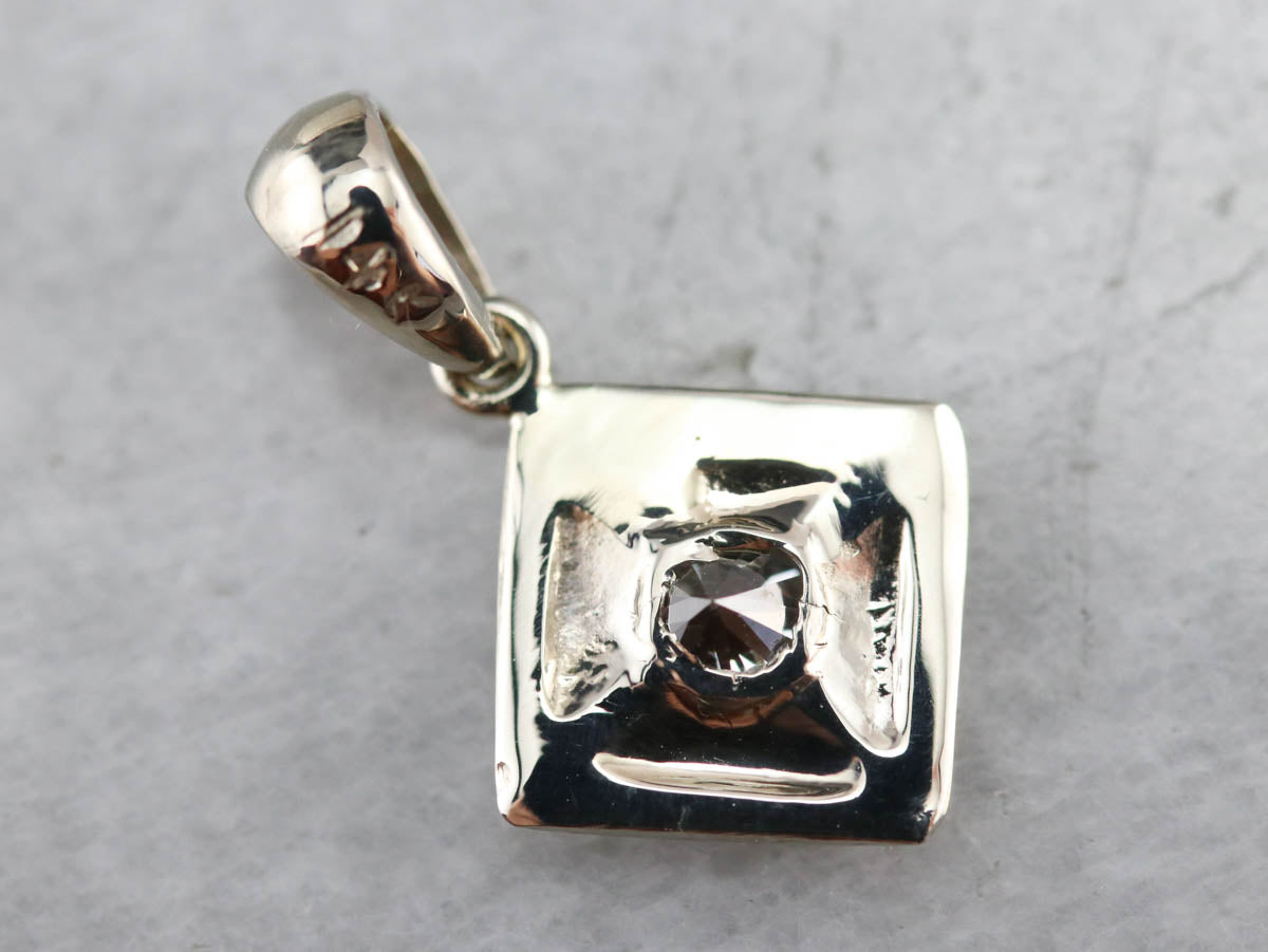 White Gold Diamond Pendant