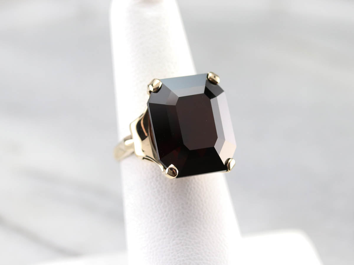 Vintage Garnet Cocktail Ring