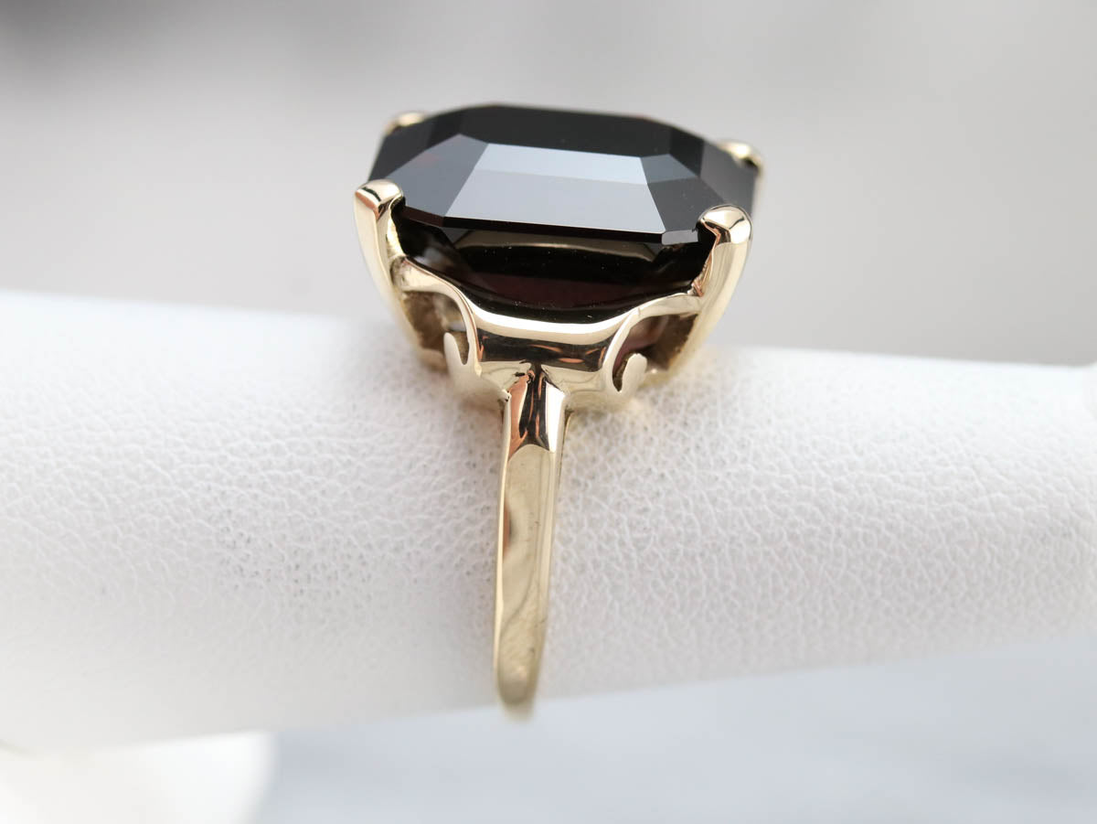 Vintage Garnet Cocktail Ring