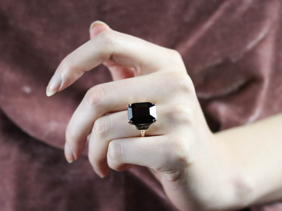 Vintage Garnet Cocktail Ring