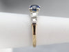 Retro Ceylon Sapphire and Diamond Ring