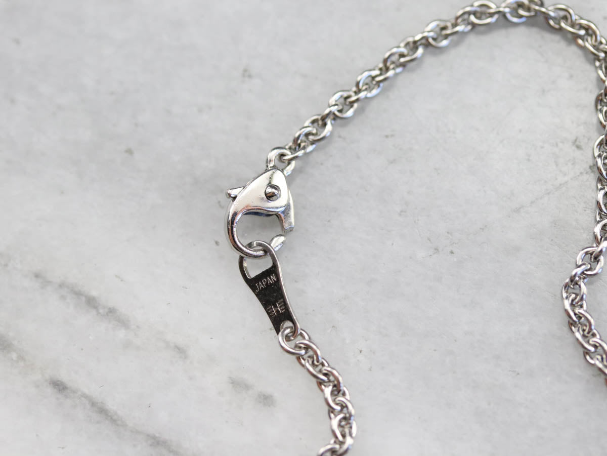 Platinum Rolo Link Chain