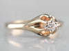 Antique European Cut Diamond Engagement Ring