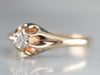 Antique European Cut Diamond Engagement Ring