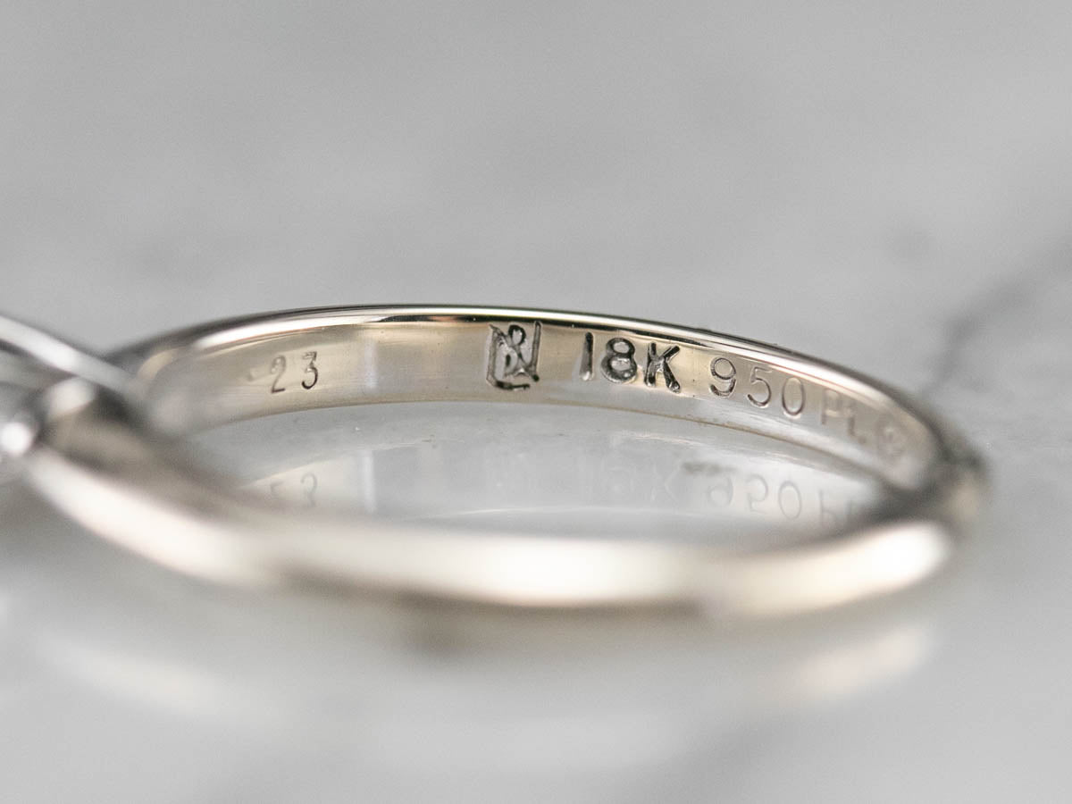 Princess Cut Diamond Solitaire Engagement Ring