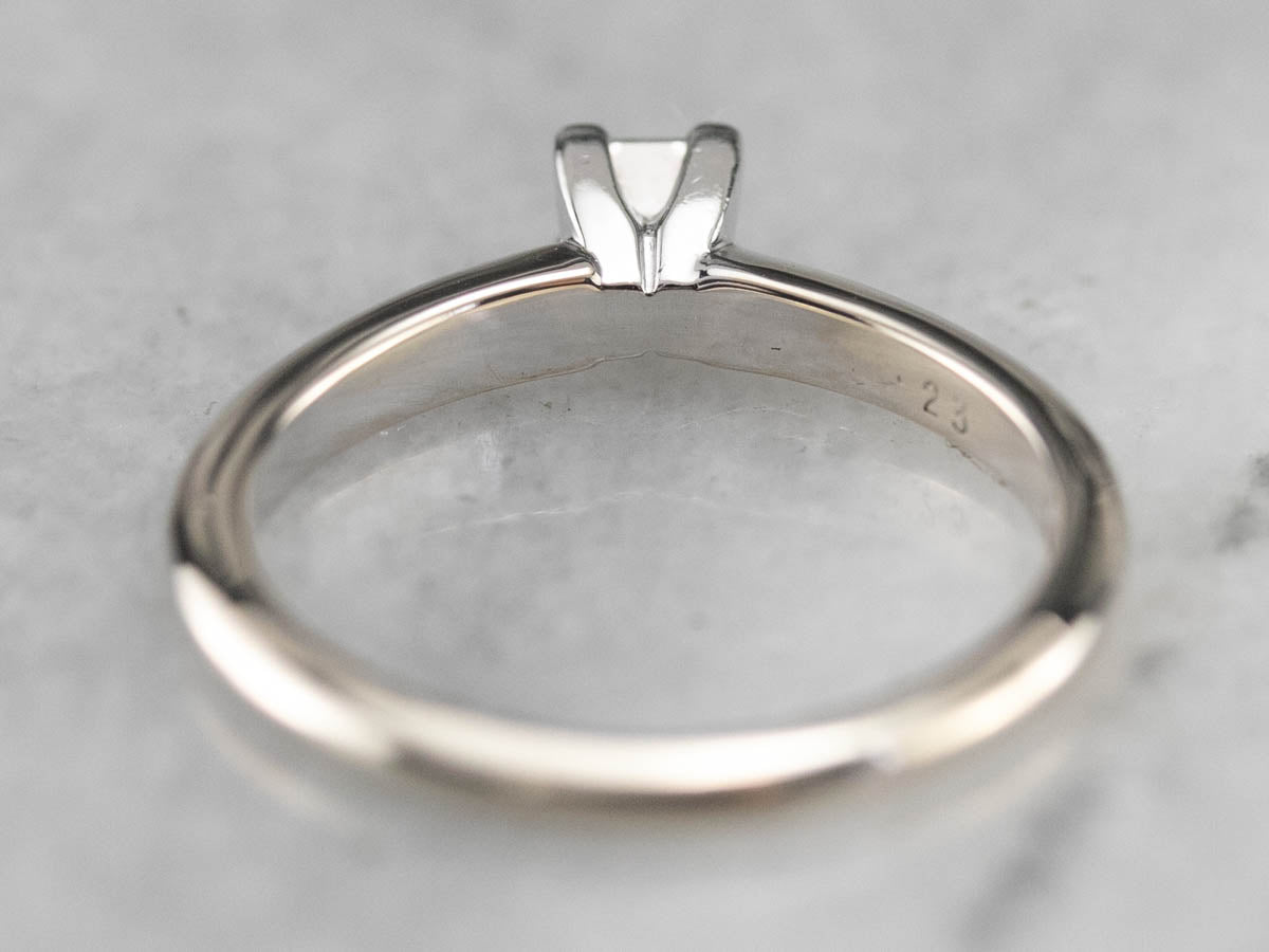 Princess Cut Diamond Solitaire Engagement Ring