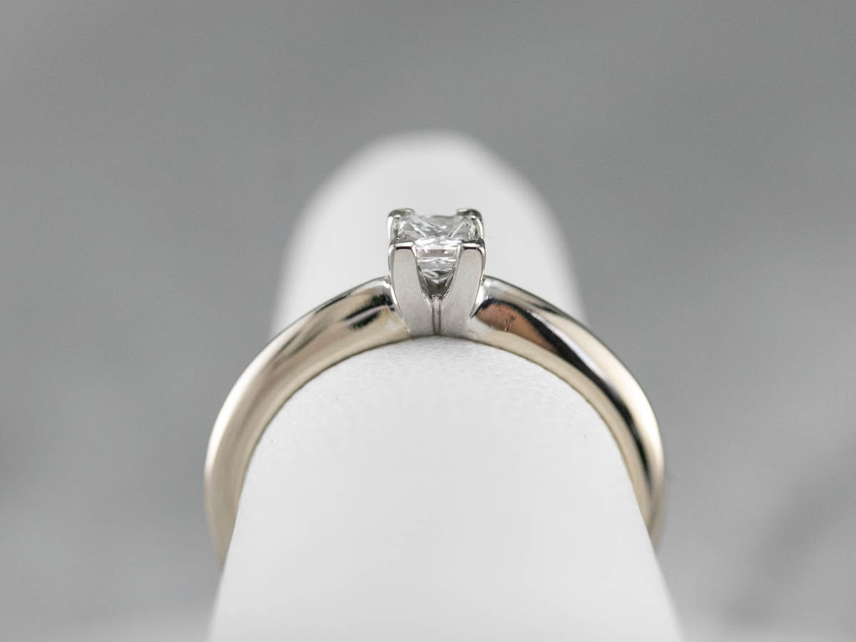 Princess Cut Diamond Solitaire Engagement Ring