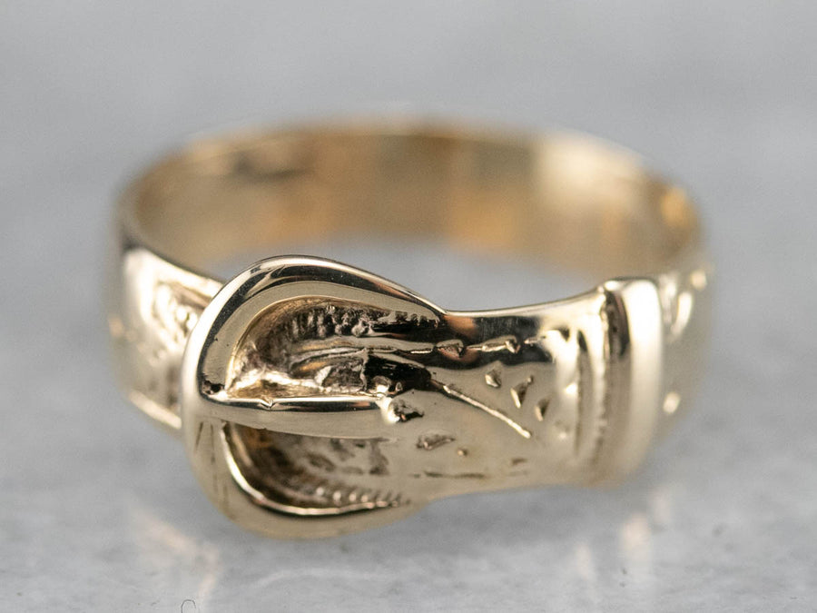 Gold Victorian Buckle Band