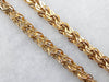 Antique Gold Woven Link Chain