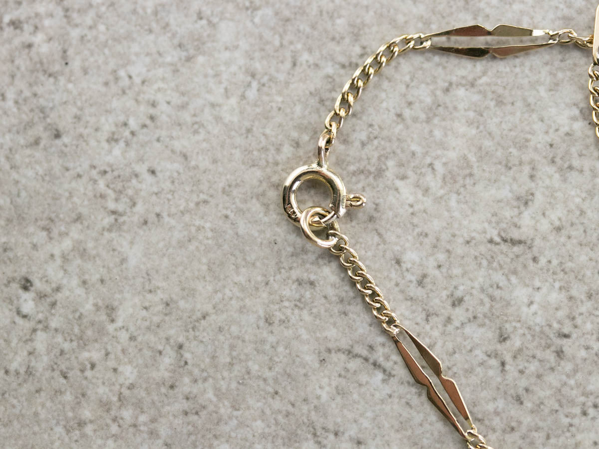 Long Gold Link Chain