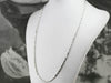 18K White Gold Unisex Chain Necklace