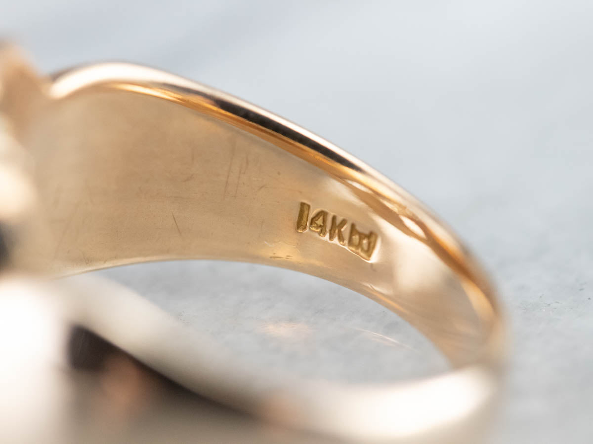 Men's Vintage Diamond Shriner Ring