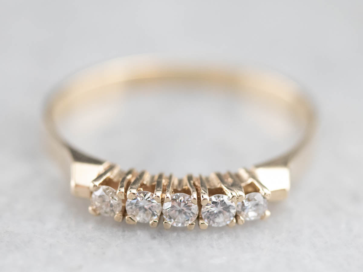Vintage Diamond Wedding Band